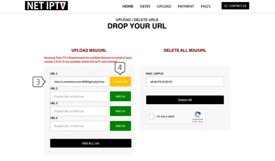 Aplicación Net IPTV