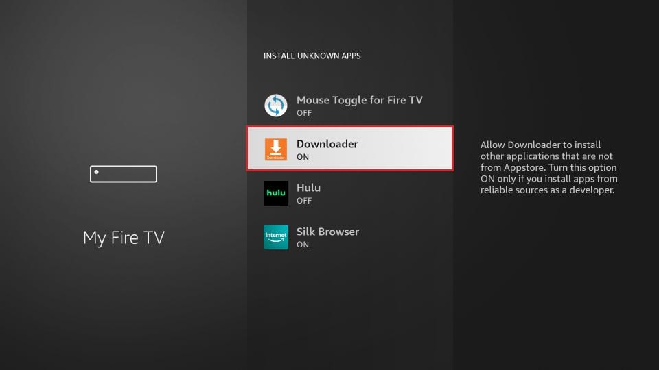 Activer Downloader sur FireStick